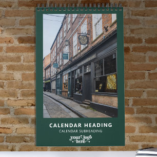 Company Logo Simple Modern Minimalist Promotional Calendar