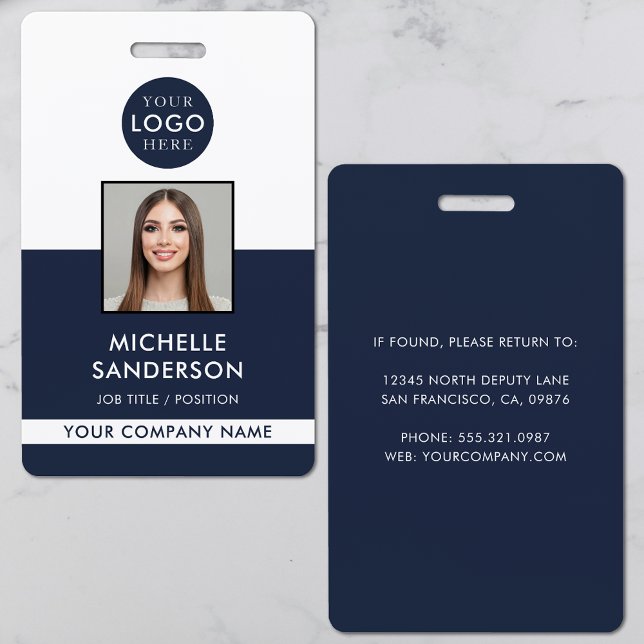 Company Logo Staff Employee Photo ID Badge (Company Logo Staff Employee Photo ID Badge
)