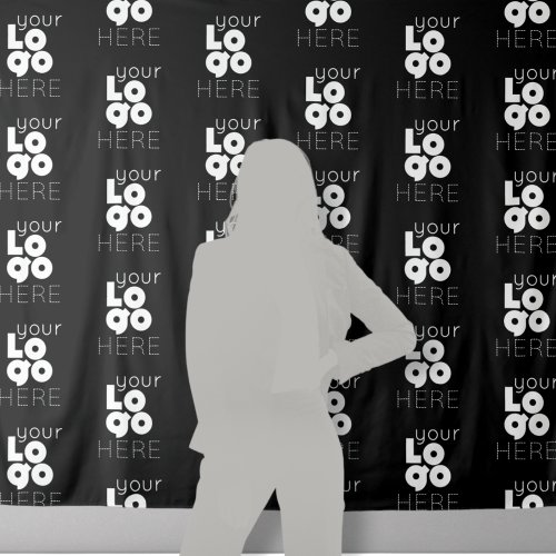 Company Logo Step and Repeat Photo Booth Backdrop