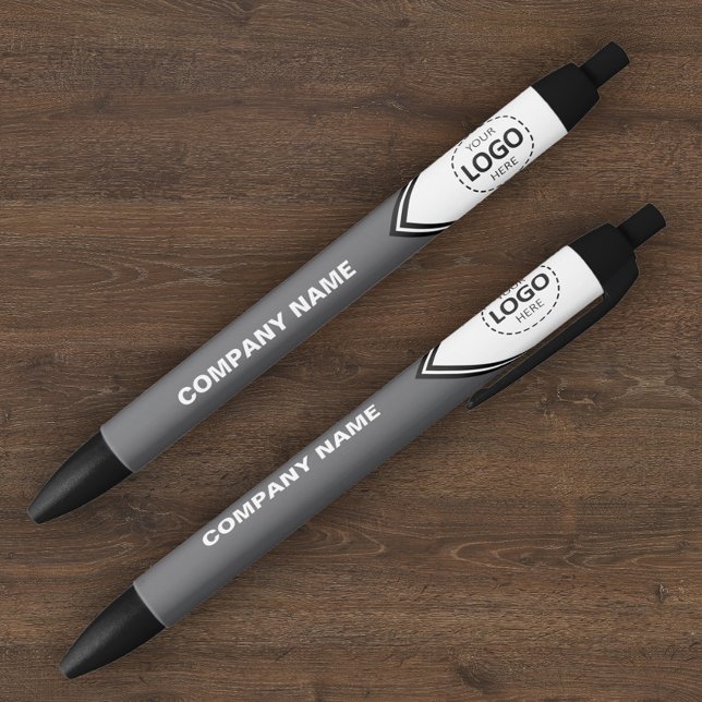 Company Logo & Text Gray Pen (Creator Uploaded)