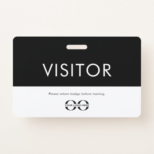 Company Logo Visitor Badge