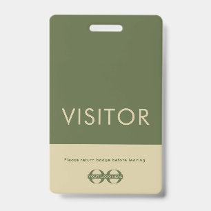 Company Logo Visitor Badge