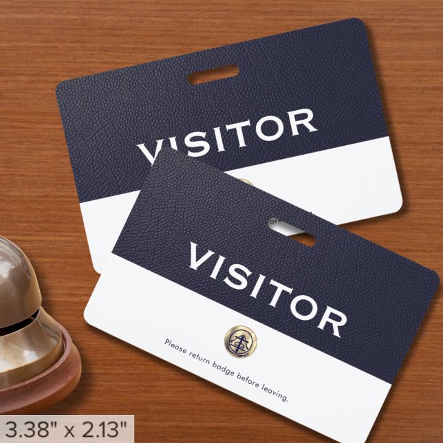 Company Logo Visitor Badge (Creator Uploaded)