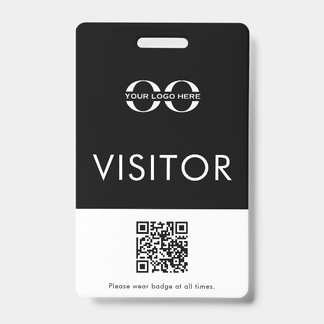 Company Logo Visitor Badge (Front)