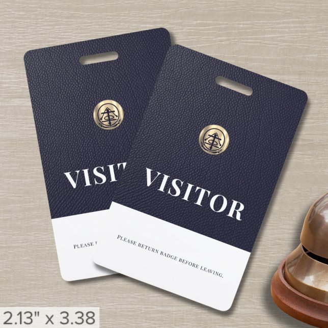 Company Logo Visitor Badge Return Request (Creator Uploaded)