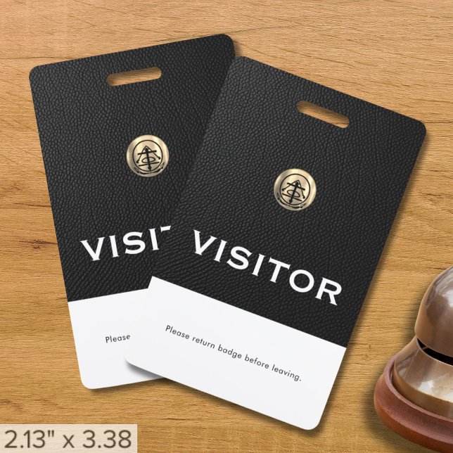 Company Logo Visitor Badge Return Request (Creator Uploaded)
