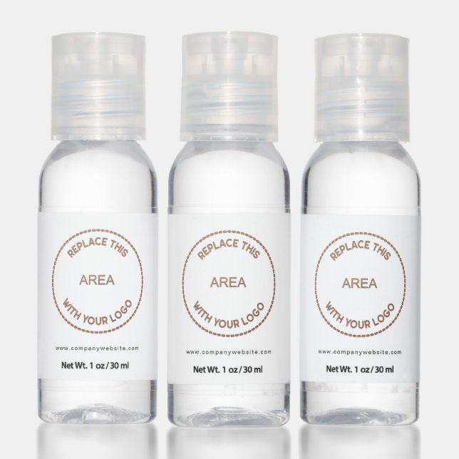 Company Logo Website Business Give Away Hand Sanitizer (Set)