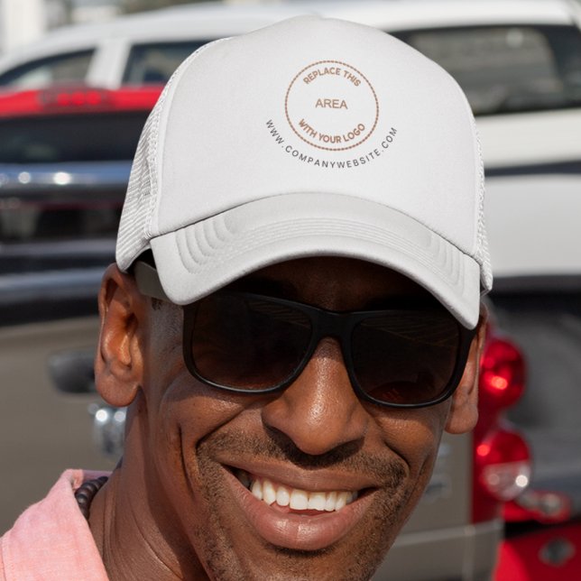 Company Logo Website Business Promo Trucker Hat (Creator Uploaded)