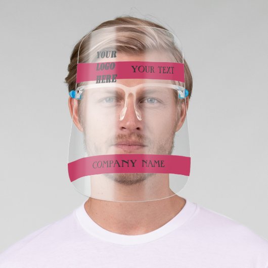 Company Name,Add Your Logo,Your Text Face Shield (Insitu)