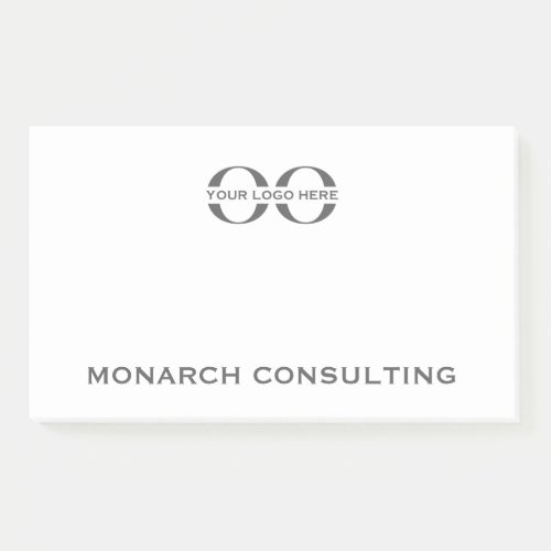 Company Name and Logo Custom Branded Post_it Notes