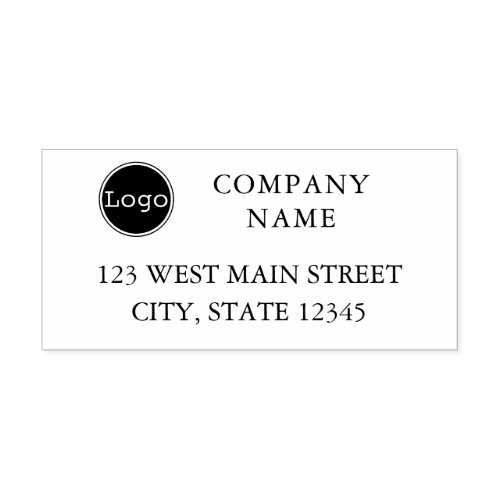 Company Name and Return Address Self_inking Stamp