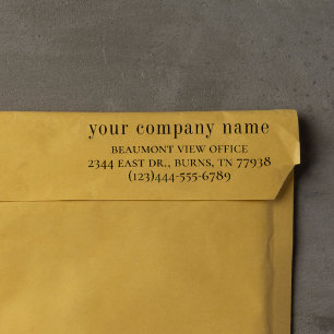 Company Name & Contact Details Corporate Self-inking Stamp