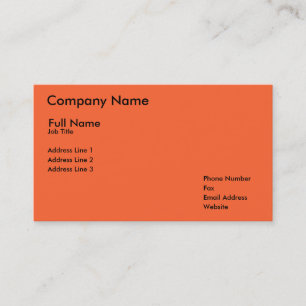 Company Name, Full Name, Job Title, Address Lin... Business Card