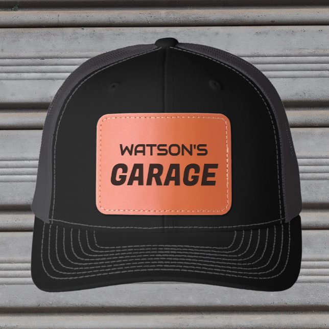 Company Name Leather Patch Hat (Creator Uploaded)