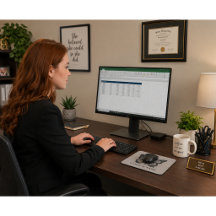 Company Name & Logo Classic Mouse Pad