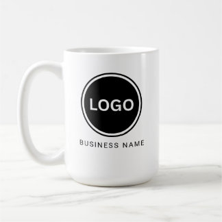 Company Name Logo Simple Business Coffee Mug