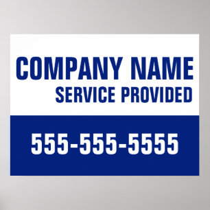 Company Name Service Provided Custom Phone Poster