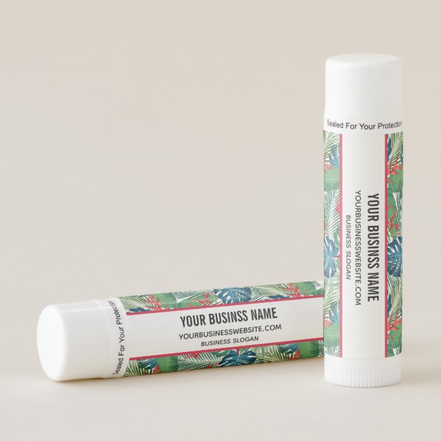 Company Name Website Custom Lip Balm (Front)