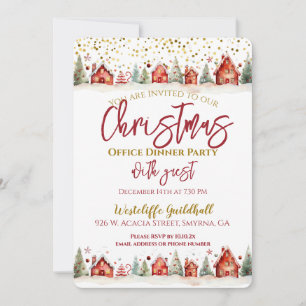 Company Office Christmas Party Invitation