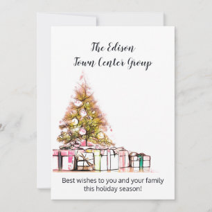 Company Or Business Christmas Holiday Card