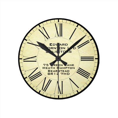 Company or Business Office Round Clock