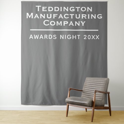 Company Presentation Awards Backdrop in Grey