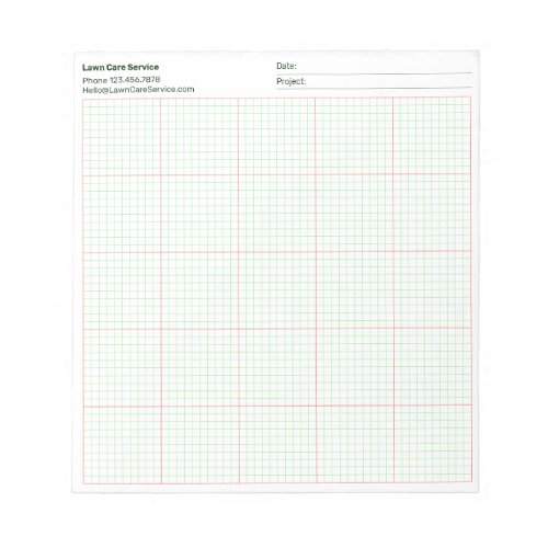 Company Project Name 10x10 Quad Ruled Notepad