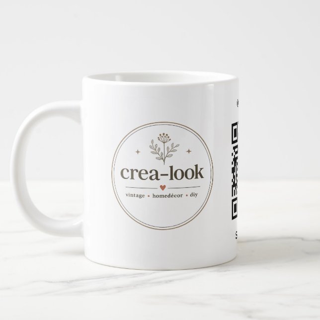 company qr code specialty mug  (Left)