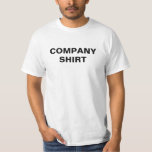 Company Shirt at Zazzle