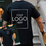 Company Shirts With Logo Custom Employee Name<br><div class="desc">Introducing our custom company logo t-shirt—an impressive piece that flaunts your brand from all perspectives. With a well-crafted logo on both the front and back, this shirt effortlessly elevates your company's identity. Stylish and comfortable, it's a must-have for your team and promotional events. Unite your brand with this eye-catching design...</div>