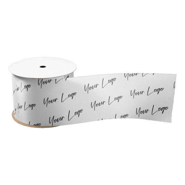 Company Signature Logo Branded Satin Ribbon (Spool)