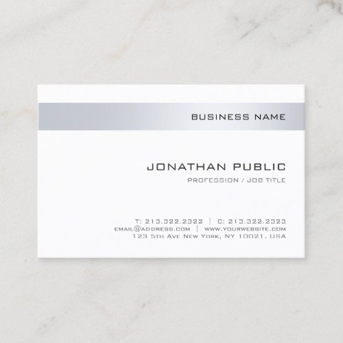 Company Simple Professional Template Elegant Business Card