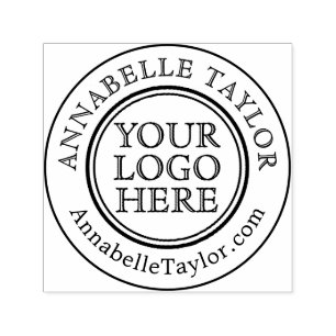 Company Vintage Business Logo Self-inking Stamp