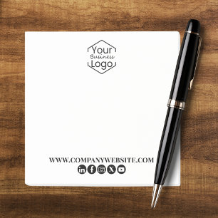 Company Website Social Media Professional Modern Post-it Notes