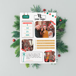 Company What a Year in Review Holiday Card