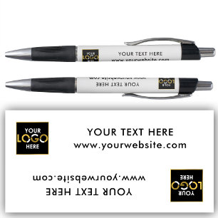 Company Your Logo Here & Promotional Branding Gift Pen