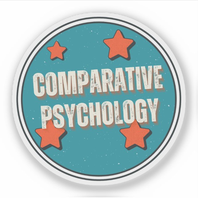 Comparative Psychology Sticker (Front)