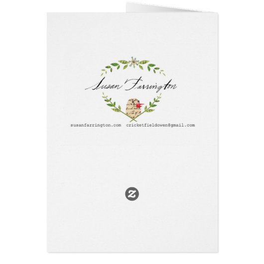 Comparison is the thief of joy card (Back)