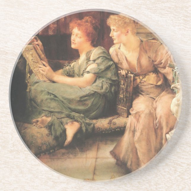 Comparisons by Lawrence Alma-Tadema Coaster (Front)