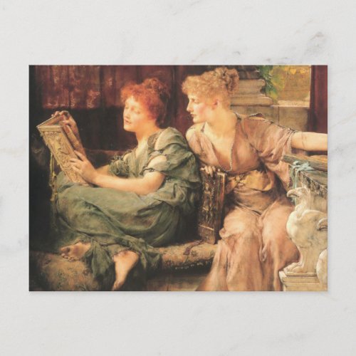 Comparisons in detail by Lawrence Alma_Tadema Postcard