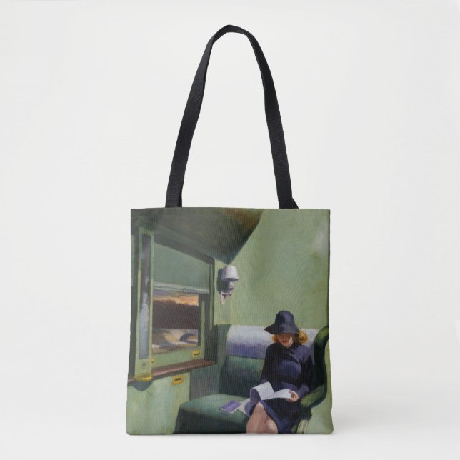 Compartment C, Car 293 by Edward Hopper Tote Bag (Front)