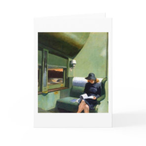 Compartment C Car Edward Hopper Card