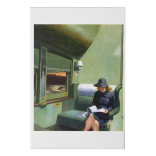 Compartment C Car Edward Hopper Faux Canvas Print