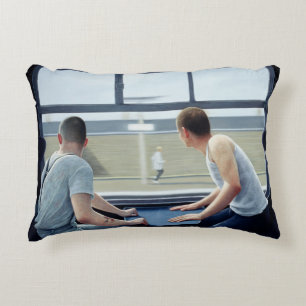 Compartments 2 1979 accent pillow