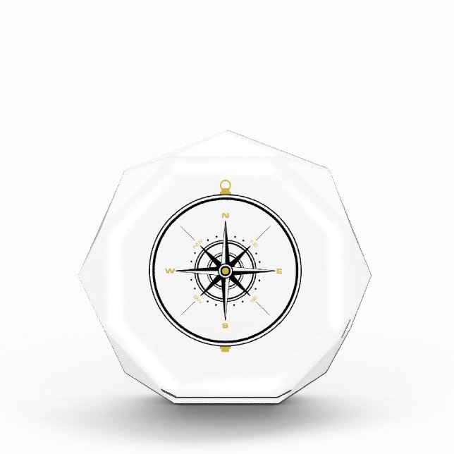 Compass Acrylic Award (Front)