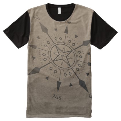 Compass All-Over-Print T-Shirt