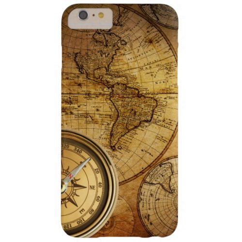 Compass and Map iPhone 66s Plus Barely There Barely There iPhone 6 Plus Case