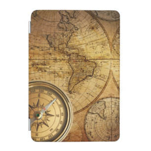 Compass and Map iPhone 7 Plus, Barely There Case-M iPad Mini Cover