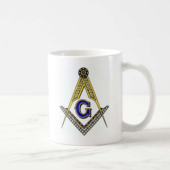 Compass and Square Coffee Mug (Right)
