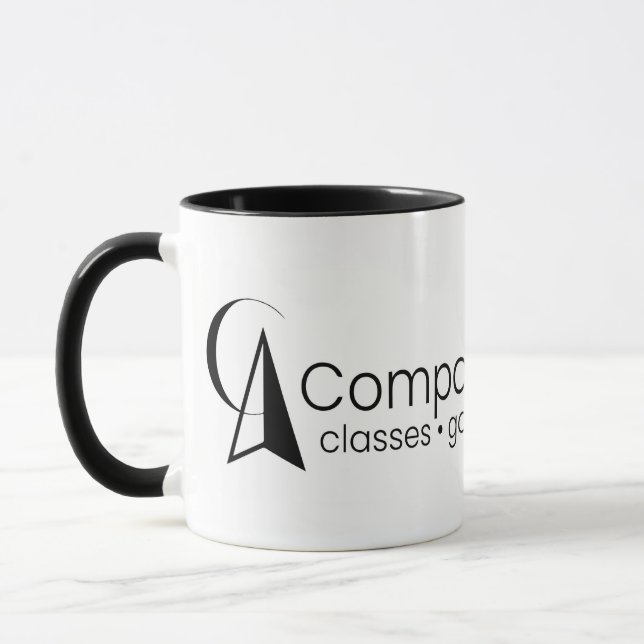 Compass Art Center coffee mug (Left)